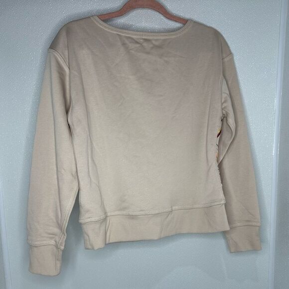 Anthropologie Tiny Helena Embroidered Floral Boho Pullover Sweater size XS - Picture 3 of 5